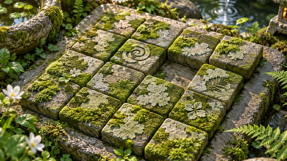 Lichen Tiles — concept illustration